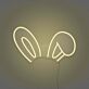 Bunny Ears Neon Sign adds a playful touch to any room