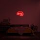 Pouting Lips Outline LED Neon Sign