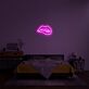 Pouting Lips Outline LED Neon Sign