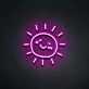 Smiling Sun Outline LED Neon Sign