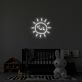 Smiling Sun Outline LED Neon Sign