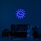 Smiling Sun Outline LED Neon Sign