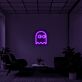 Cute Ghost with Eyes Outline LED Neon Sign