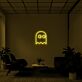 Cute Ghost with Eyes Outline LED Neon Sign