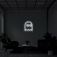 Cute Ghost with Eyes Outline LED Neon Sign
