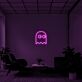 Cute Ghost with Eyes Outline LED Neon Sign