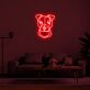 Boxer Dog Head LED Neon Sign