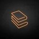 Stacked Books LED Neon Sign