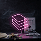 'Book' neon sign