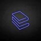 Stacked Books LED Neon Sign
