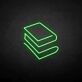 Stacked Books LED Neon Sign
