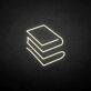 Stacked Books LED Neon Sign