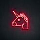 Unicorn Head LED Neon Sign