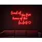 Land Of The Free LED Sign
