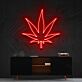 Cannabis Leaf LED Neon Sign