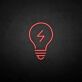 Lightning Bolt Light Bulb LED Neon Sign