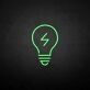 Lightning Bolt Light Bulb LED Neon Sign