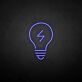 Lightning Bolt Light Bulb LED Neon Sign