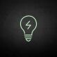 Lightning Bolt Light Bulb LED Neon Sign