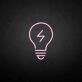 Lightning Bolt Light Bulb LED Neon Sign