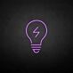 Lightning Bolt Light Bulb LED Neon Sign