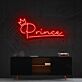 Prince Crown Script LED Neon Sign