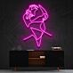 Woman Looking Up Profile LED Neon Sign