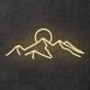 Sun over Mountain Range LED Neon Sign