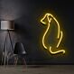 Sitting Dog Side Profile LED Neon Sign