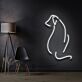Sitting Dog Side Profile LED Neon Sign