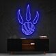Claw Mark Basketball Emblem LED Neon Sign