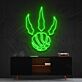 Claw Mark Basketball Emblem LED Neon Sign