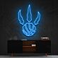 Claw Mark Basketball Emblem LED Neon Sign