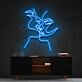 Heat of the Moment Abstract Two Face Outline LED Neon Sign