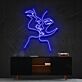Heat of the Moment Abstract Two Face Outline LED Neon Sign