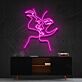 Heat of the Moment Abstract Two Face Outline LED Neon Sign