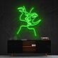 Heat of the Moment Abstract Two Face Outline LED Neon Sign