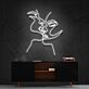 Heat of the Moment Abstract Two Face Outline LED Neon Sign