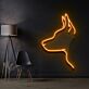 Pointed-Ear Dog Side Profile LED Neon Sign
