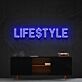 Lifestyle Dollar-Sign Lettering LED Neon Sign