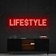 Lifestyle Dollar-Sign Lettering LED Neon Sign