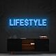 Lifestyle Dollar-Sign Lettering LED Neon Sign