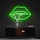 Lips Dripping Multicolour Neon Sign for Artistic Decor