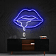 Lips Dripping Multicolour Neon Sign for Artistic Decor