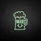 Beer Mug with Down Arrow LED Neon Sign