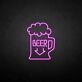Beer Mug with Down Arrow LED Neon Sign