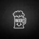 Beer Mug with Down Arrow LED Neon Sign