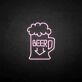 Beer Mug with Down Arrow LED Neon Sign