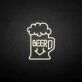 Beer Mug with Down Arrow LED Neon Sign