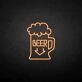Beer Mug with Down Arrow LED Neon Sign